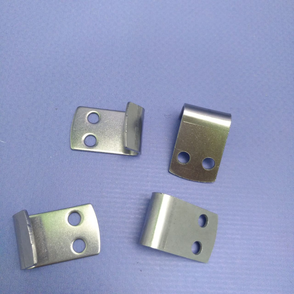 Крючок - вешалка усиленный 25х16мм с двумя отверстиями, нержавеющая сталь